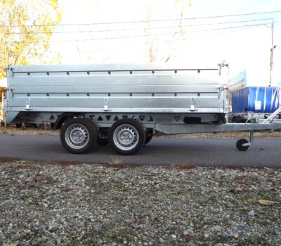 Remorca Cargo SSD 3116 2000 kg cu obloane de oțel
